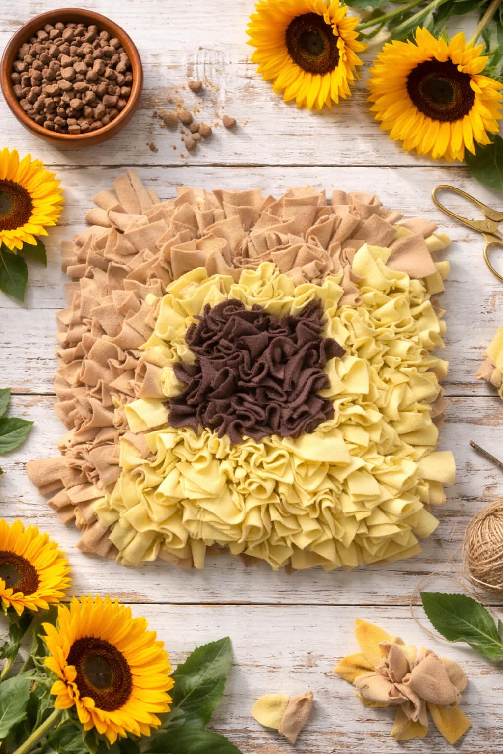 Tapis de fouille - Douceur florale